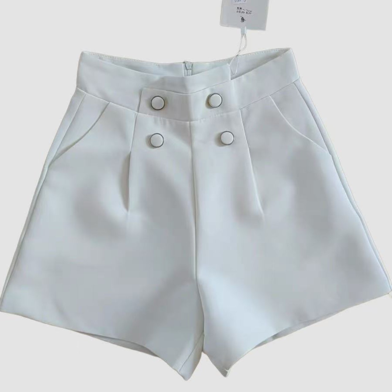 骨格ウェーブ服ハイウエストマリンショートパンツ