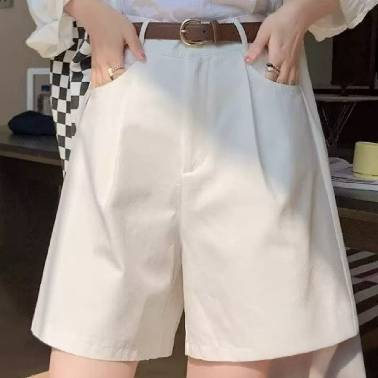 骨格ウェーブベーシックハーフパンツ