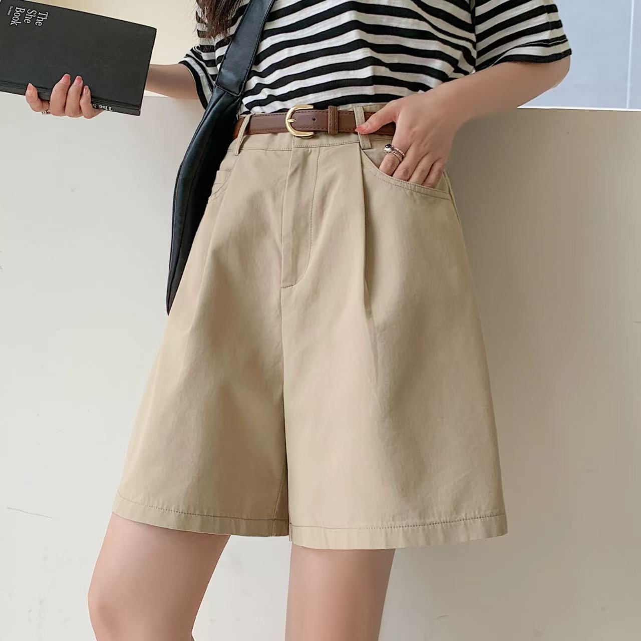 骨格ウェーブベーシックハーフパンツ