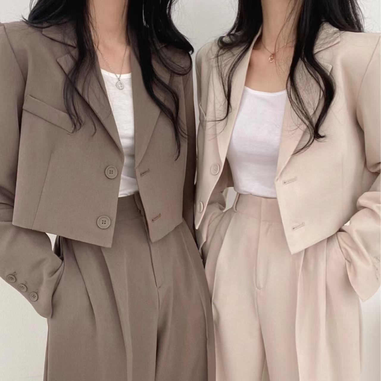 骨格ウェーブ服ベーシックセットアップ